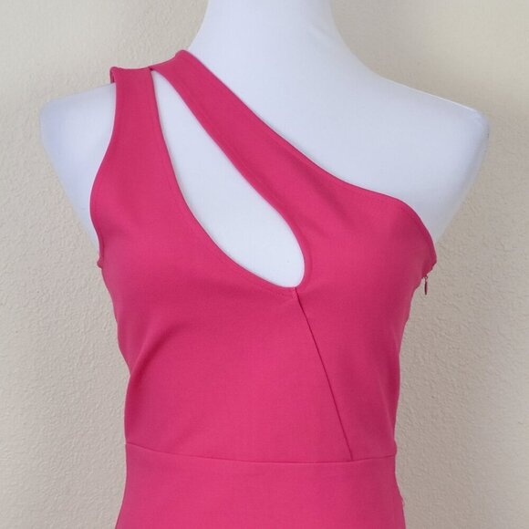 Superdown Nava Asymmetrical One Shoulder Mini Dress - M - Picture 2 of 8